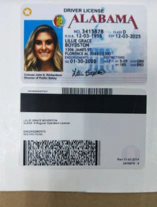 Alabama ID Card
