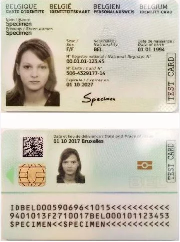 Belgium ID Card