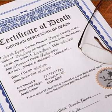 Death Certificate